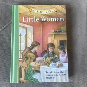 Little Women hardcover book retold from the Louisa may Alcott original